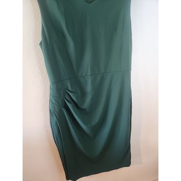 Grace Karin Green Shift Dress Sleeveless Size L NWT Cocktail Workwear Business - Picture 2 of 6